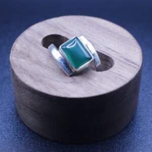 Anillo plata 925 rectangular Berilo