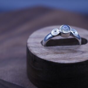 Anillo Aura Plateada 925