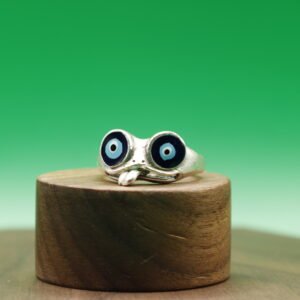 Anillo Mirada Azul (ajustable)