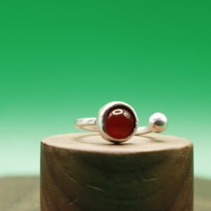 Anillo Esfera Roja (ajustable)