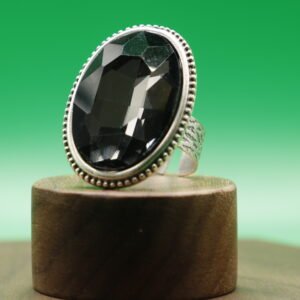 Anillo Cristal Nocturno (ajustable)