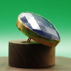 Anillo Maximalista Gota azul