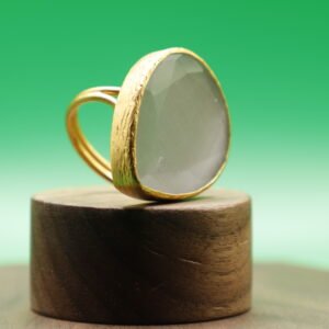 Anillo Maximalista Gota Clara