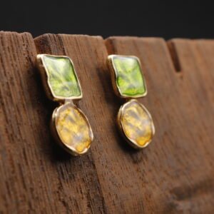 Aretes Circulo Y Cuadrado