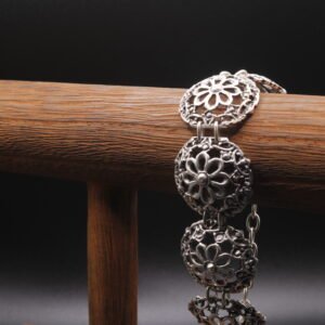 Pulsera flor filigrana