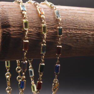 Pulsera Cristales Colores Chicos (individual)