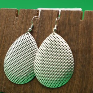 Aretes Gota Con Textura (ligeros)