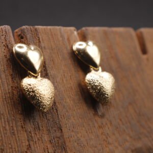 Aretes Doble Corazón