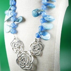 Collar Conchas Azules