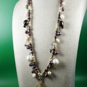 Collar Con Colgante De Amatista