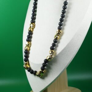 Collar Calaveras Doradas