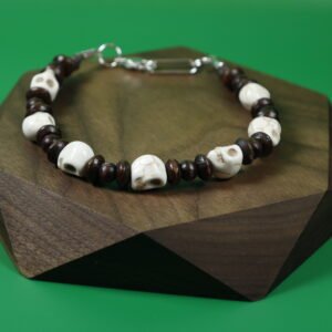 Pulsera Calacas Y Madera