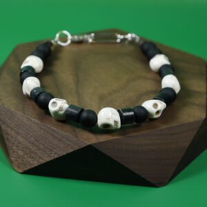 Pulsera Calacas Y Madera