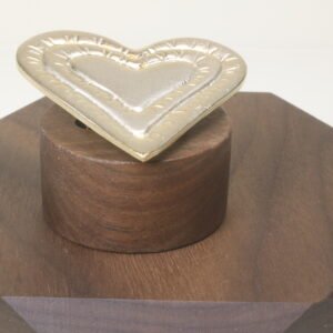 Anillo Corazón Dorado (ajustable)