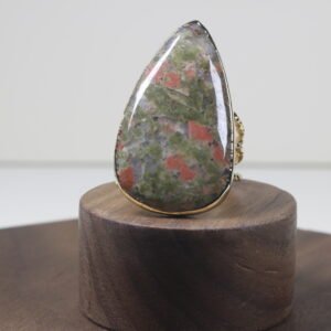Anillo Gfota Unakita Baño De Oro (ajustable)