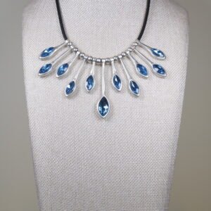 Collar Brillo Azul (Doble Vista)