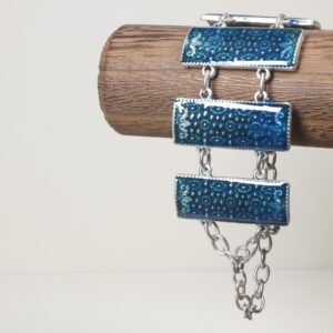 Pulsera Cuadros Azules