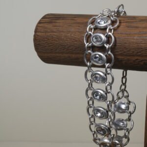 Pulsera Cristal Eslabones